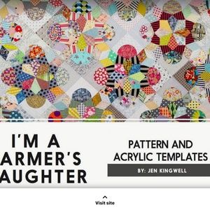 I’m a farmers daughter templates and pattern by Jen Kingwell